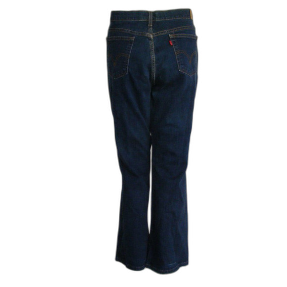 LEVI'S 515 Jeans, 16 Short, Bootcut, Dark wash, Blue, Cotton Blend, Made in MEX - Picture 4 of 13